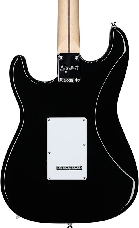 open zoom image for Squier Affinity Stratocaster Electric Guitar, with Maple Fingerboard, Black, Body Straight Back