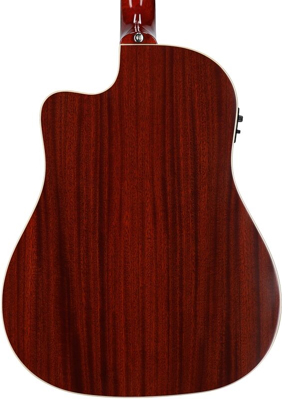 open zoom image for Epiphone Inspired by Gibson J-45 Standard EC Acoustic-Electric Guitar (with Gig Bag), Honey Burst, Body Straight Back