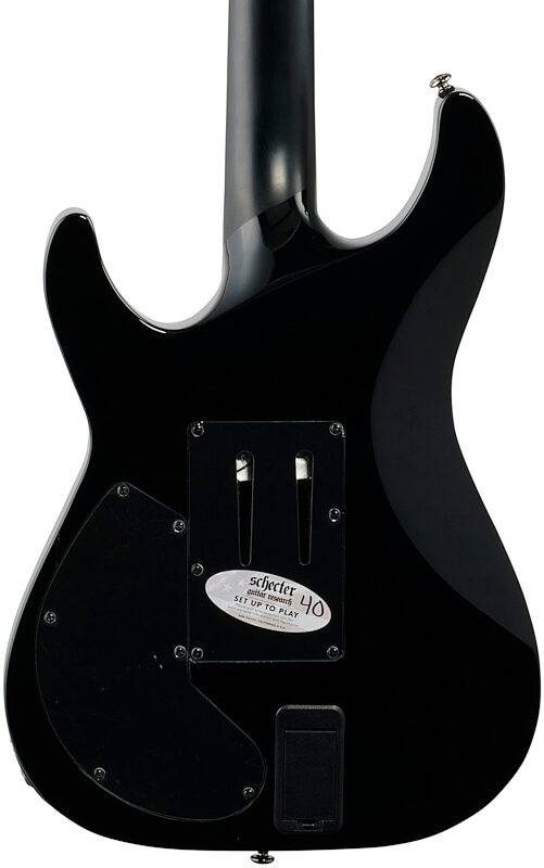 open zoom image for Schecter C-1 FR-S Blackjack Electric Guitar, Gloss Black, Open Box (Good), Body Straight Back