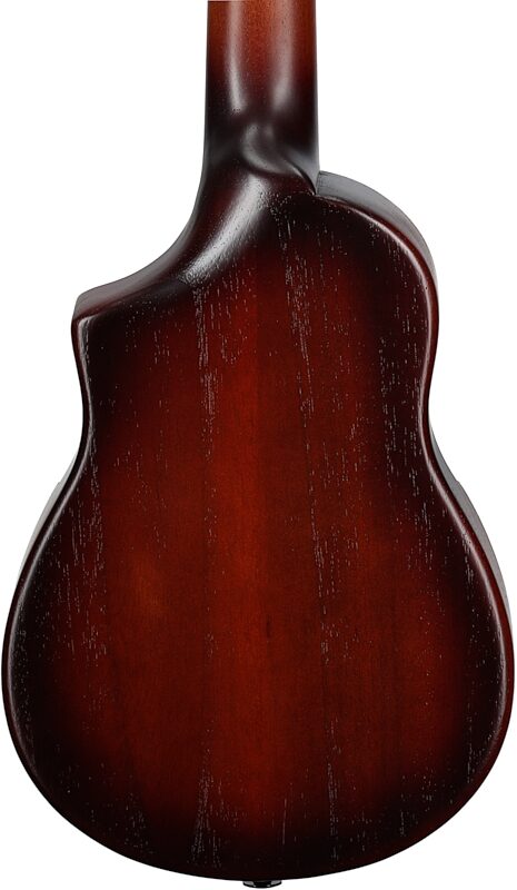 open zoom image for Ibanez AUC14 Concert Ukulele (with Gig Bag), Open Pore Violin Sunburst, Open Box (Very Good), Body Straight Back