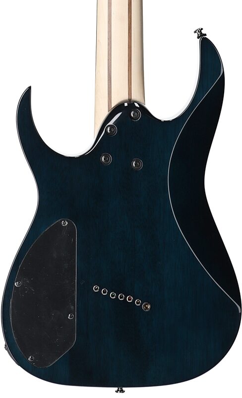 open zoom image for Ibanez RGMS7PB Multi-Scale Electric Guitar, 7-String, Cosmic Blue Sunburst, Body Straight Back