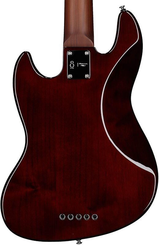 open zoom image for Sire Marcus Miller V5 Electric Bass, 5-String, Tobacco Sunburst, Body Straight Back
