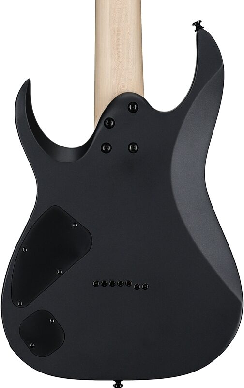 open zoom image for Ibanez RGA742EX Electric Guitar, Black Aurora Burst Matte, Body Straight Back