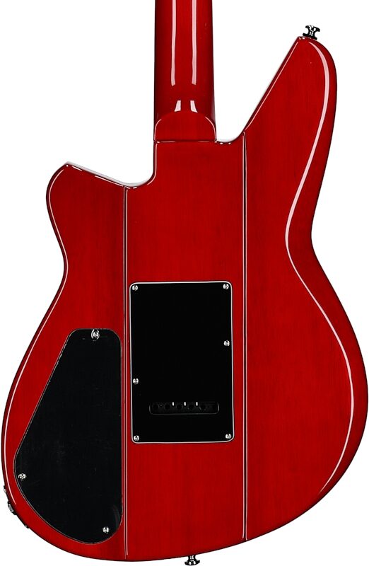 open zoom image for Reverend Warhawk DAW Electric Guitar, Transparent Cherry, Body Straight Back