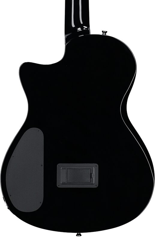open zoom image for Cordoba Stage Thinbody Nylon Acoustic-Electric Guitar, Black Burst, Open Box (Very Good), Body Straight Back