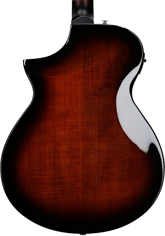 open zoom image for Ibanez AEWC400 Acoustic-Electric Guitar, Amber Sunburst High-Gloss, Body Straight Back