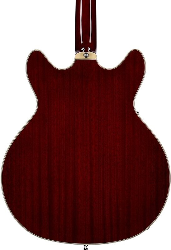 open zoom image for Guild Starfire I DC Semi-Hollowbody Electric Guitar, Left-Handed, Cherry Red, Body Straight Back