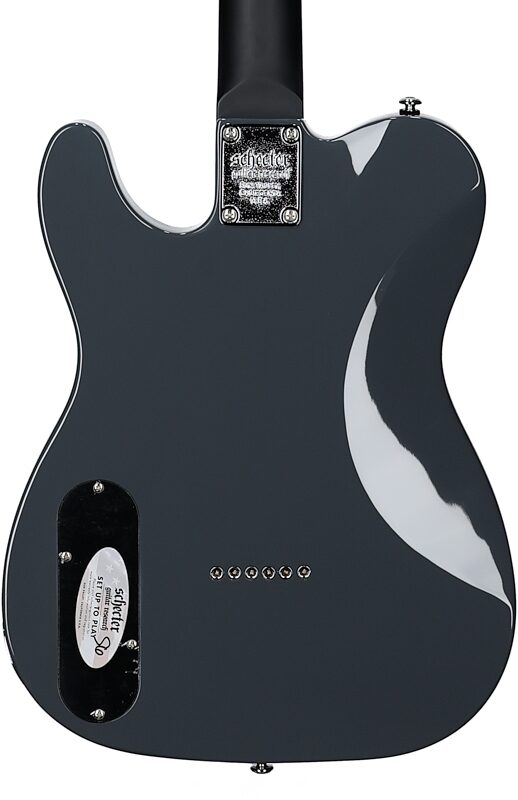 open zoom image for Schecter PT EX Extended Range Electric Guitar, Dorian Gray, Body Straight Back
