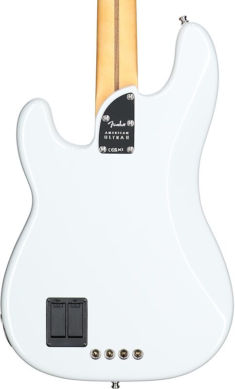 open zoom image for Fender American Ultra II Precision Electric Bass, Maple Fingerboard, Avalanche, Body Straight Back