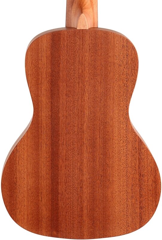 open zoom image for Luna Concert Tattoo Mahogany Ukulele with Gig Bag, New, Body Straight Back