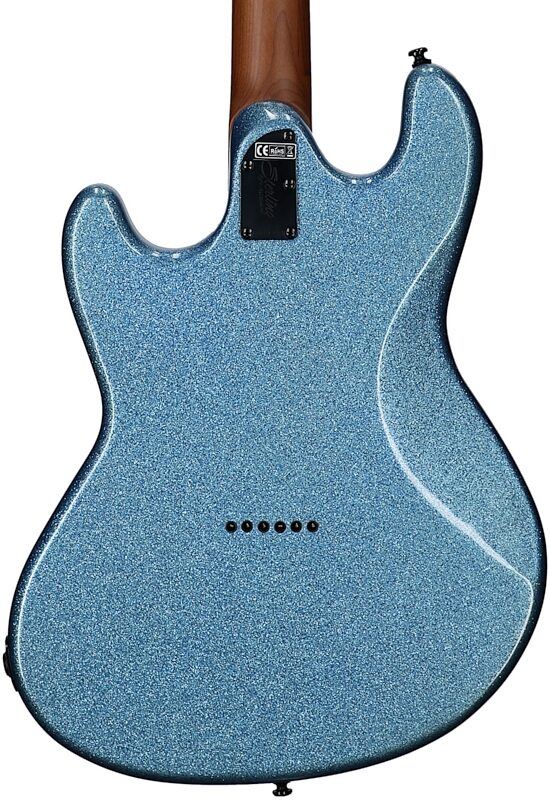 open zoom image for Sterling by Music Man Ryan "Fluff" Bruce StingRay Electric Guitar, Amana Boat Blue, Roasted Maple Fretboard, Open Box (Very Good), Body Straight Back