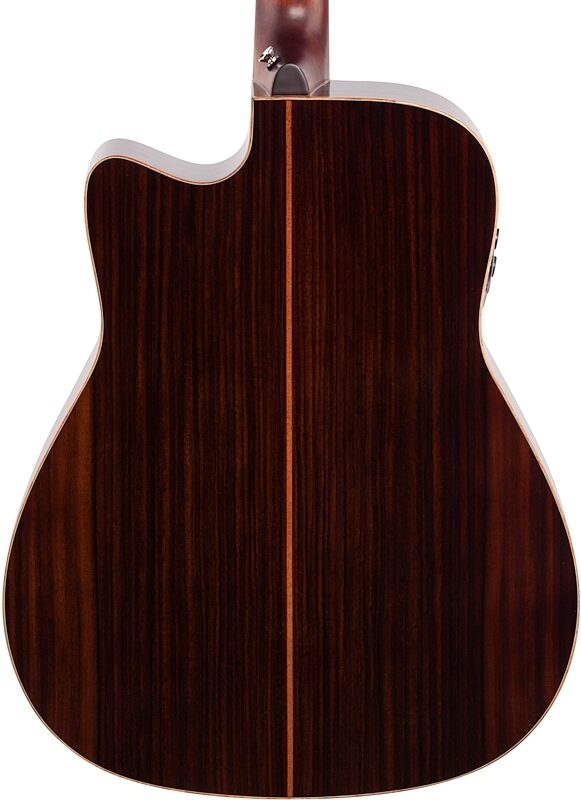 open zoom image for Yamaha A5R Dreadnought Acoustic-Electric Guitar (with Case), Vintage Natural, Body Straight Back