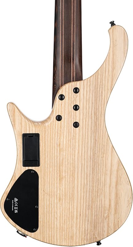 open zoom image for Ibanez EHB1265MS Ergo Bass, 5-String (with Gig Bag), Natural Mocha Lo Gloss, Body Straight Back