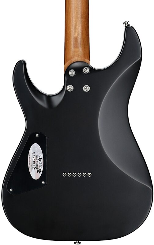 open zoom image for Schecter C-1 Standard Plus Electric Guitar, Maple Fingerboard, Transparent Black Burst, Body Straight Back
