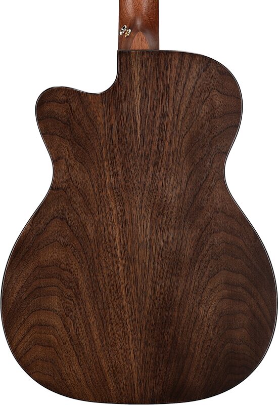 open zoom image for Martin 000C Jr E Walnut Acoustic-Electric Guitar (with Gig Bag), Vintage Burst, Body Straight Back
