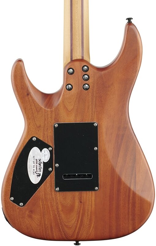 open zoom image for Schecter C-1 Exotic Electric Guitar, Spalted Maple, Body Straight Back