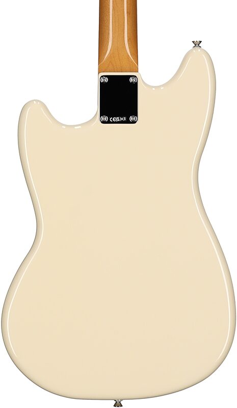 open zoom image for Fender Vintera III Mid 60s Mustang Electric Guitar (with Gig Bag), Olympic White, Rosewood Fretboard, Open Box (Very Good), Body Straight Back
