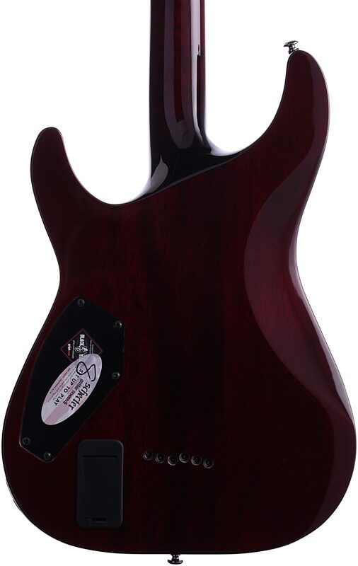 open zoom image for Schecter C-1 Hellraiser Electric Guitar, Black Cherry, Body Straight Back