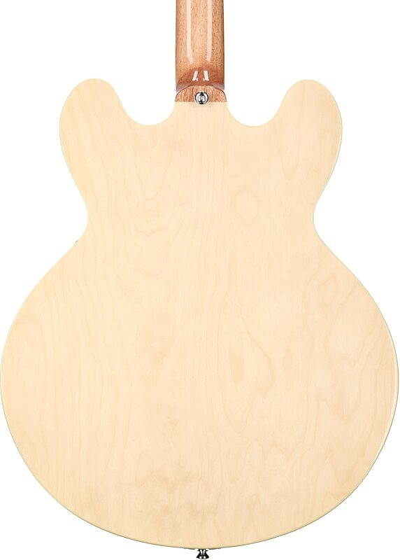 open zoom image for Epiphone Casino Archtop Hollowbody Electric Guitar (with Gig Bag), Natural, Body Straight Back