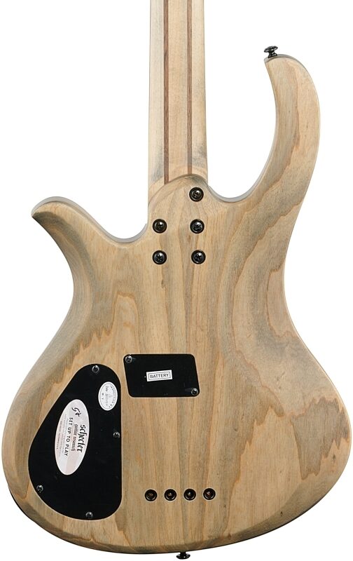open zoom image for Schecter Riot-4 Electric Bass, Satin Aurora Burst, Body Straight Back