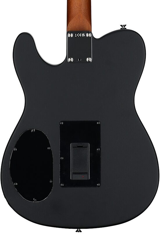 open zoom image for Fender Acoustasonic Standard Telecaster Acoustic-Electric Guitar, Black, Body Straight Back