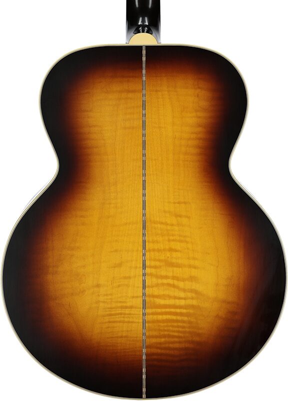 open zoom image for Gibson Custom Shop 1957 SJ-200 Jumbo Reissue Acoustic Guitar (with Case), Vintage Sunburst, Body Straight Back