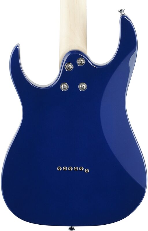 open zoom image for Ibanez GRGM21M Mikro Electric Guitar, Blue Burst, Body Straight Back