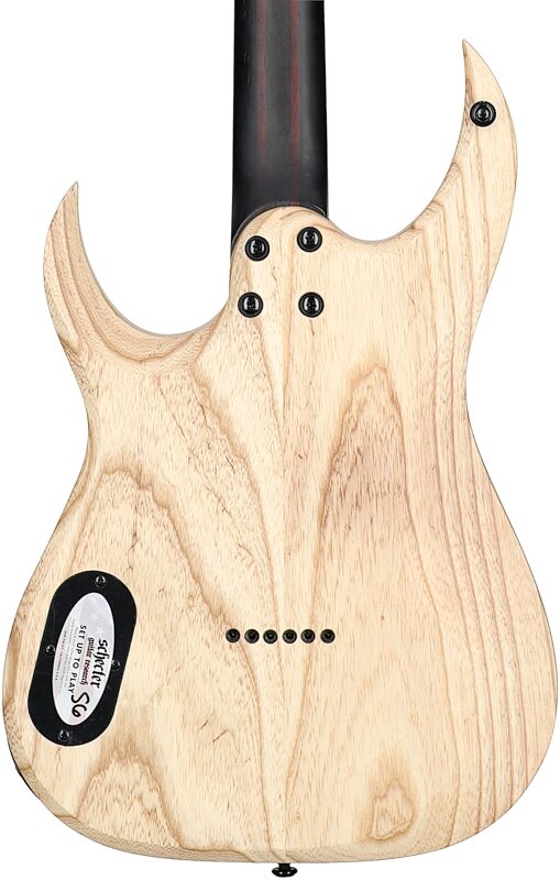 open zoom image for Schecter John Browne Tao-6 Electric Guitar, Azure, Open Box (Very Good), Body Straight Back