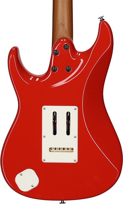 open zoom image for Ibanez Prestige AZ2204NW Electric Guitar (with Case), Vermillion Red, Body Straight Back