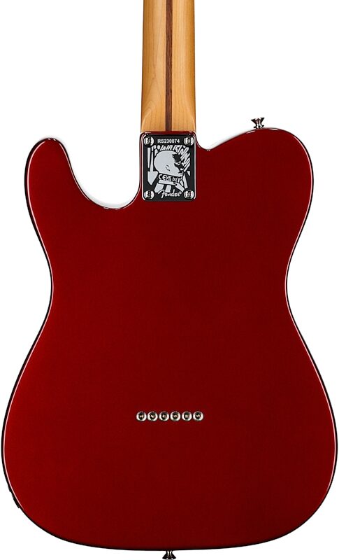 open zoom image for Fender Limited Edition Raphael Saadiq Telecaster Electric Guitar, Rosewood Fingerboard (with Case), Dark Metallic Red, Body Straight Back