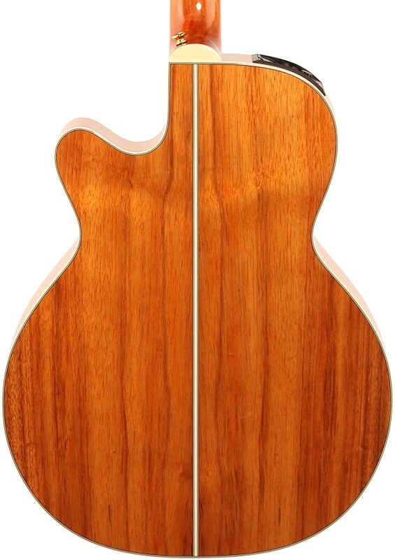 open zoom image for Takamine GN77KCE Acoustic-Electric Guitar, Koa, Natural, Body Straight Back