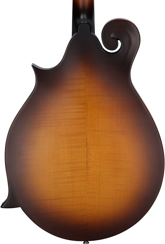 open zoom image for Epiphone F-5 Studio Mandolin (with Gig Bag), Vintage Sunburst Satin, Body Straight Back