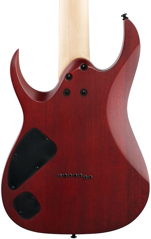open zoom image for Ibanez RGA742FM Electric Guitar, Transparent Gray Flat, Body Straight Back