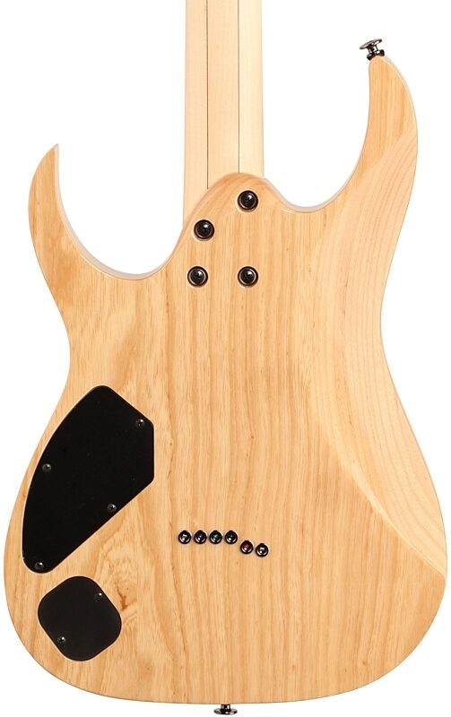 open zoom image for Ibanez RG652AHMFX Prestige Electric Guitar (with Case), Nebula Green Burst, Body Straight Back