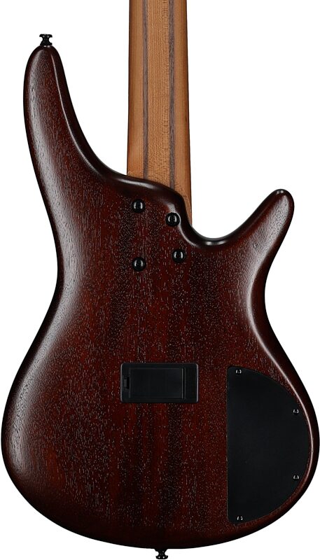 open zoom image for Ibanez SR505AL Electric Bass, Left-Handed, Mahogany Brown Burst, Body Straight Back