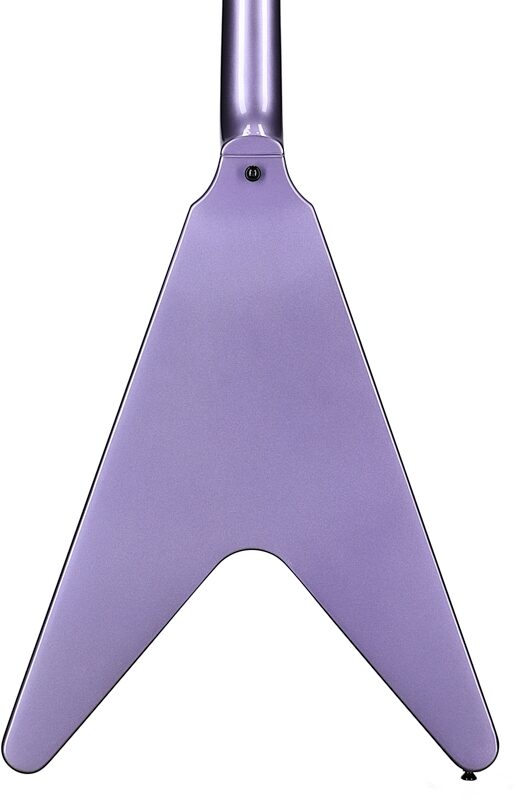 open zoom image for Epiphone Kirk Hammett 1979 Flying V Electric Guitar (with Hard Case), Purple Metallic, Body Straight Back