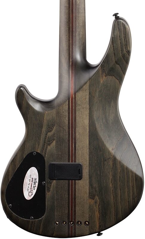 open zoom image for Schecter SLS Elite 5 Electric Bass, 5-String, Evil Twin, Open Box (Very Good), Body Straight Back