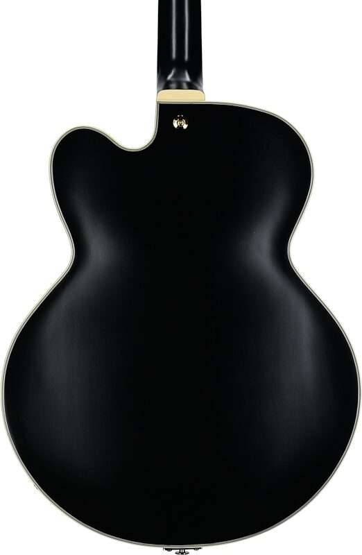 open zoom image for Ibanez PM3C Pat Metheny Electric Guitar (with Case), Black Low Gloss, Body Straight Back