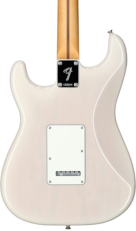 open zoom image for Fender Player II Stratocaster HSS Chambered Ash Electric Guitar, White Blonde, Body Straight Back