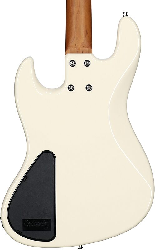 open zoom image for Sadowsky MetroExpress MJ4 Electric Bass, with Maple Fingerboard, Olympic White, Body Straight Back