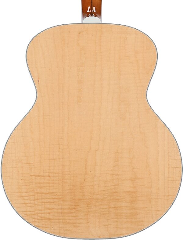 open zoom image for Guild F-55E Jumbo Maple Acoustic-Electric Guitar (with Case), Natural, Body Straight Back