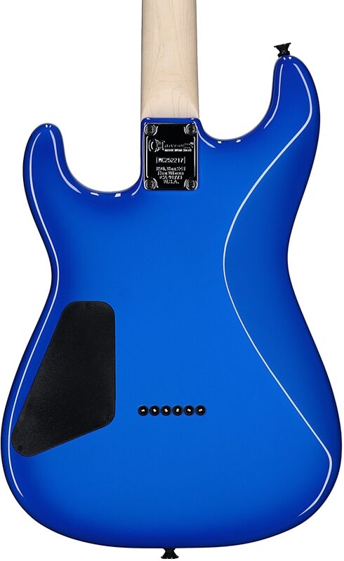 open zoom image for Charvel Jake E Lee Signature Pro-Mod So-Cal Electric Guitar, Blue Burst, Body Straight Back