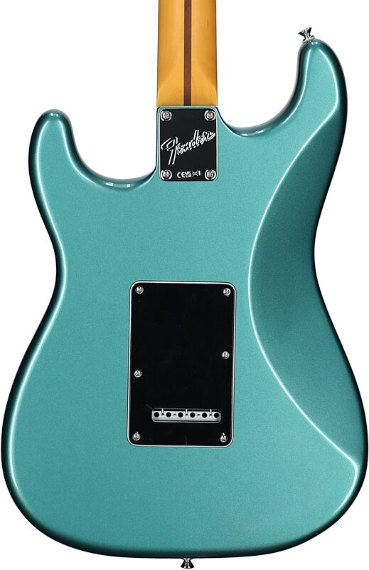 open zoom image for Fender American Professional Classic Stratocaster HSS Electric Guitar, Rosewood Fingerboard (with Gig Bag), Sherwood Green, Body Straight Back