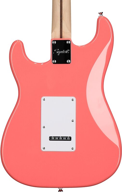 open zoom image for Squier Sonic Stratocaster HSS Electric Guitar, Tahitian Coral, Body Straight Back