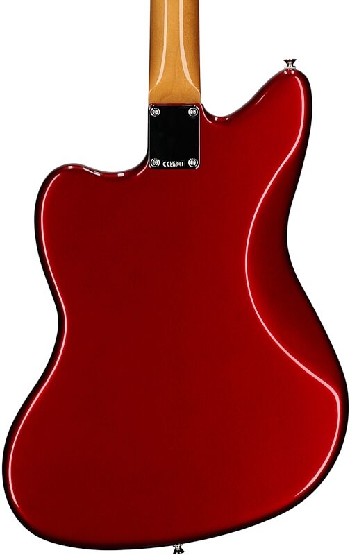 open zoom image for Fender Vintera III Mid 60s Jazzmaster Electric Guitar (with Gig Bag), Candy Apple Red, Rosewood Fretboard, Body Straight Back