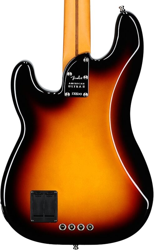 open zoom image for Fender American Ultra II Precision Electric Bass, Maple Fingerboard, Ultraburst, Body Straight Back