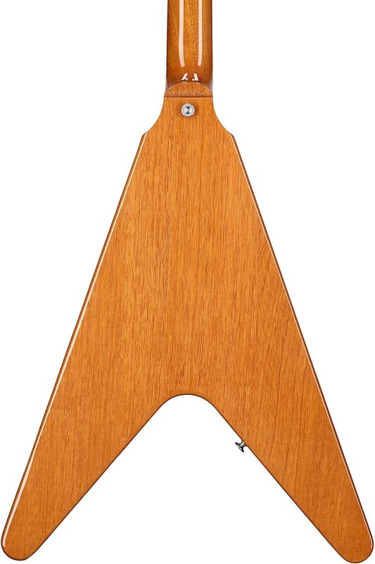 open zoom image for Gibson '70s Flying V Electric Guitar (with Case), Antique Natural, Body Straight Back