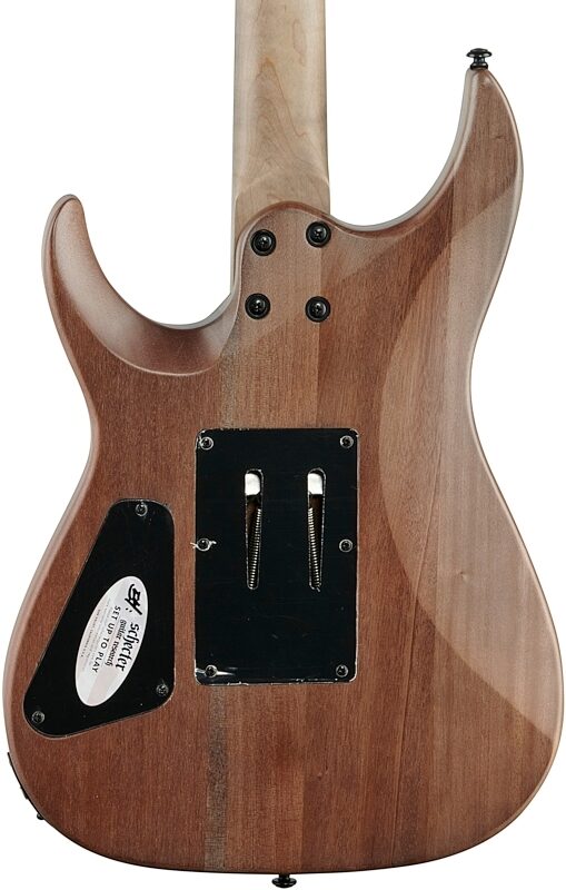 open zoom image for Schecter Omen Elite-6FR Electric Guitar, Black Cherry Burst, Body Straight Back