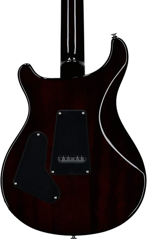 open zoom image for PRS Paul Reed Smith SE Custom 24 Electric Guitar (with Gig Bag), Exclusive Orange Tiger Smokeburst, Body Straight Back