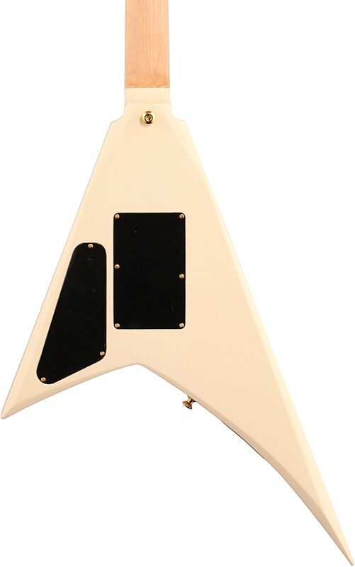 open zoom image for Jackson Pro Series Rhoads RR3 Electric Guitar, Ebony Fingerboard, Ivory with Black Pinstripes, Body Straight Back